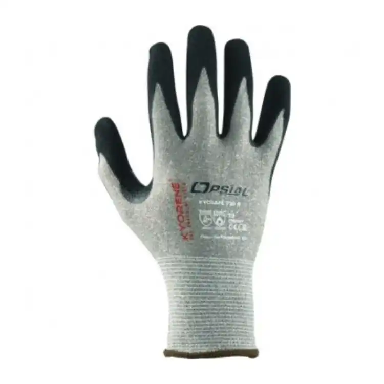 Must-Have Guanti tecnici Kyosafe 720N Opsial, tessuto kyorene spandex, taglia L 9, colore Grigio e Nero