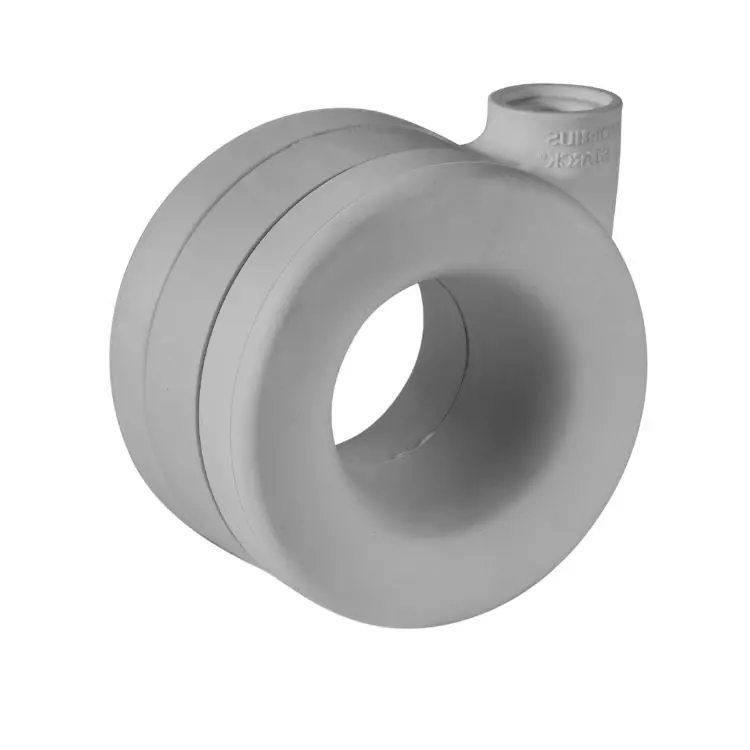 Ruota girevole Moebius Ogtm per arredo design, diametro 65 mm, altezza 68 mm, finitura Grigio Snelle Levering