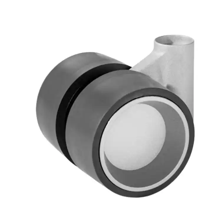 Koop Vandaag Ruota girevole Formula Ogtm per arredo design, con piastra, diametro 60 mm, altezza 80 mm, materiale nylon finitura Grigio