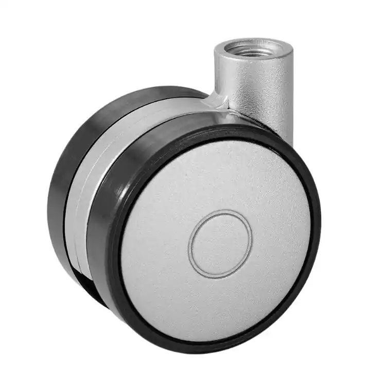Betaalbaar Ruota girevole Speedy Ogtm per arredo design, diametro 60 mm, altezza 82 mm, materiale alluminio e nylon finitura Grigio