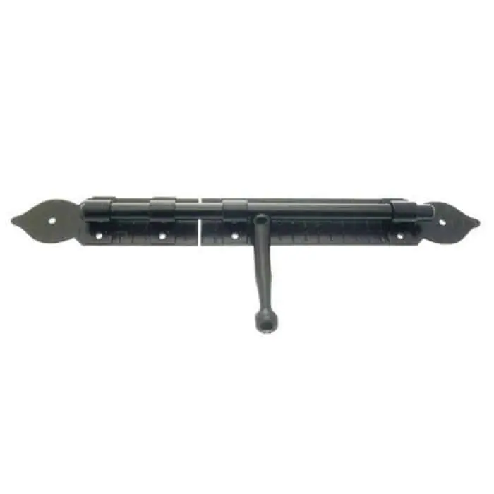 Shop Nu Catenaccio orizzontale Omad 1543, lunghezza 380 mm, impugnatura pendente, serie 1000 cuore, finitura Verniciato Nero