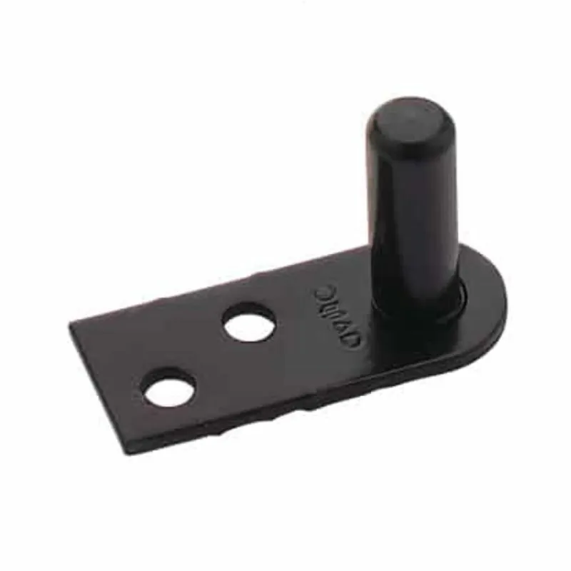 Rechtstreeks Van De Fabrikant Fermi con piastrina 7560 Omad per spagnolette, con fori spostati, interasse 55 mm, finitura verniciato nero