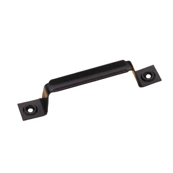 Maniglia per persiane 4604 Omad, lunghezza 140 mm, serie quadra, finitura Verniciato Nero Actieprijs