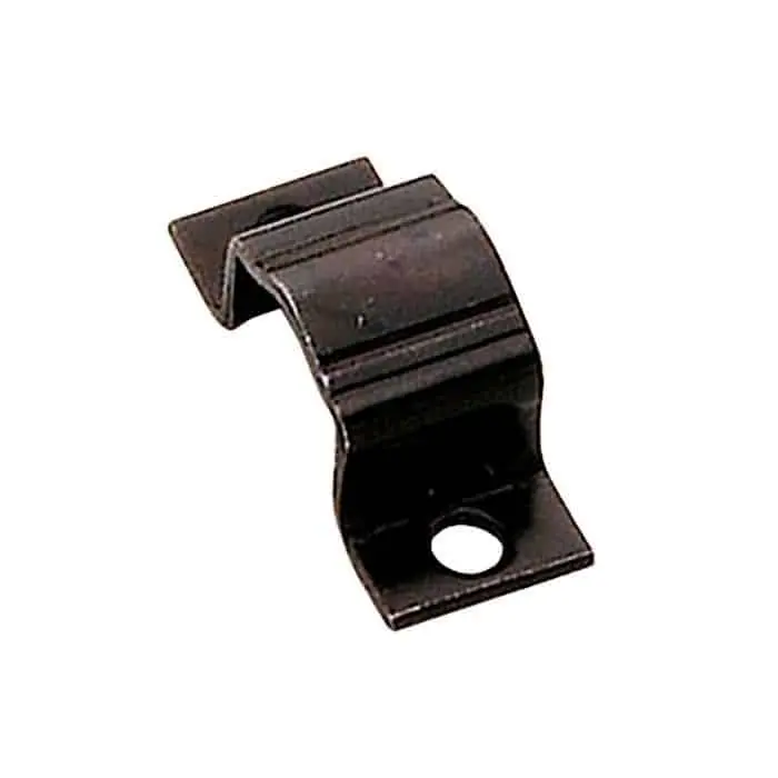 Scontro per catenacci OMAD 1520, altezza 10 mm, finitura Verniciato Nero Laatste Kans