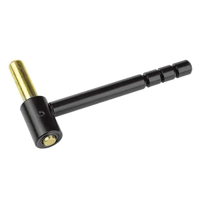Fabrieksprijs Cardini a marmo Omad 1258 con vite di bloccaggio, diametro 14 mm, lunghezza 150 mm, lato sinistro, finitura Verniciato Nero