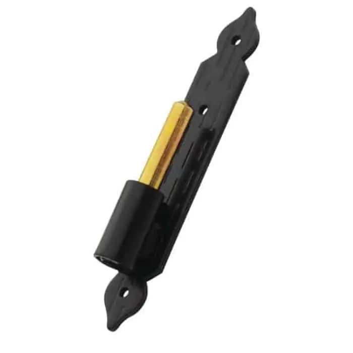 Cardini Omad 1253 su lama perno levare, diametro 14 mm, distanza cardine 25 mm, serie 1000 cuore, finitura Verniciato Nero Express Levering