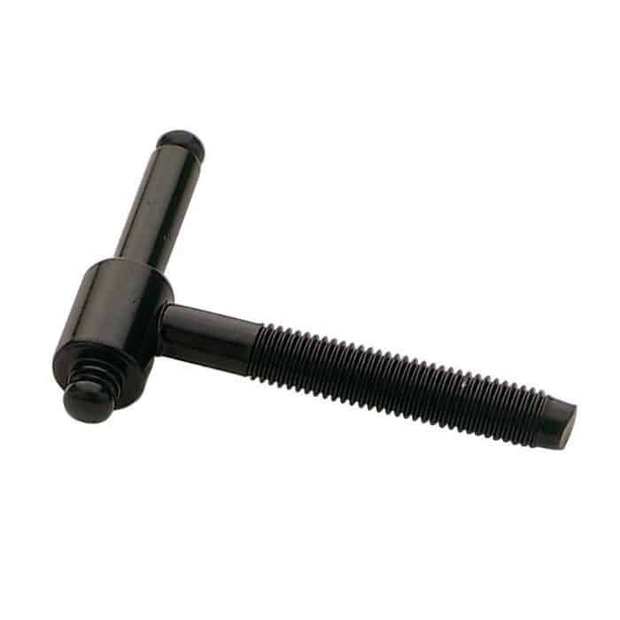 Cardini Omad 1238 con perno filetto diametro 12 mm, lunghezza 90 mm, filetto M12, finitura Verniciato Nero Tijdelijk Beschikbaar