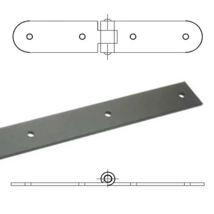 Hoge Kwaliteit Asenera serie quadra 0320 Omad, lunghezza 250x250 mm, altezza 35 mm, finitura Verniciato Nero