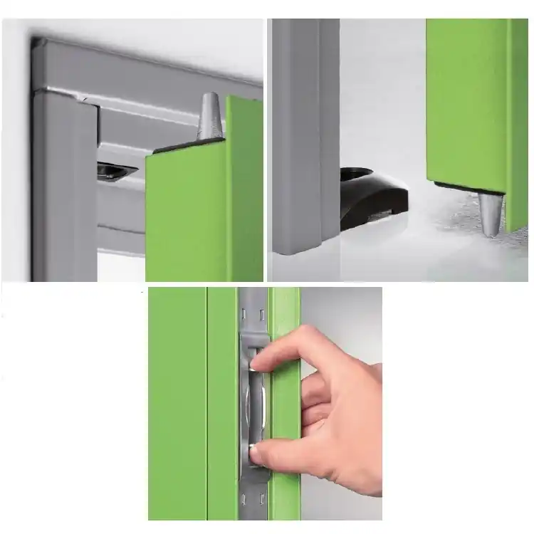 Nieuw Kit Secur Ninz 3105008, per installare chiusura a 3 punti su porta Rever a 1 anta o 2, altezza 2050 mm