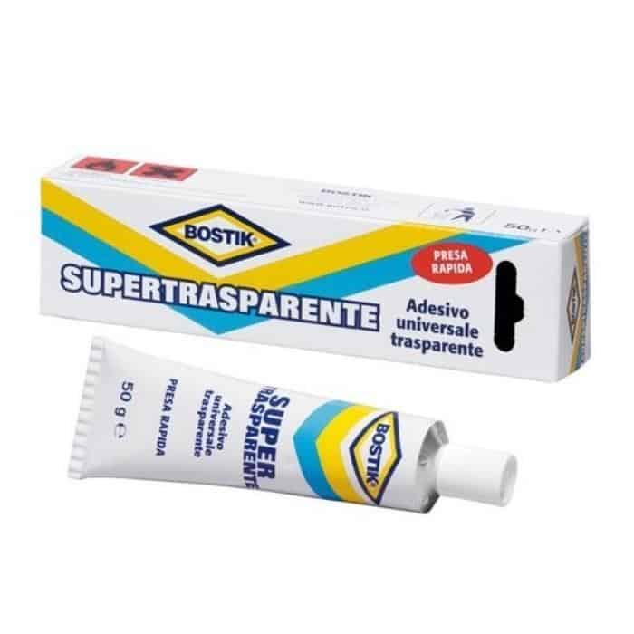 Adesivo Supertrasparente Bostik universale, tubetto 125 g, Incolore Exclusieve Aanbieding