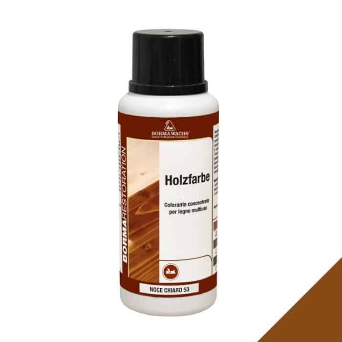 Colorante Holzfarbe Borma Wachs 3000 per legno grezzo, flacone 250 ml, colore Teak 17 Voordeelprijs