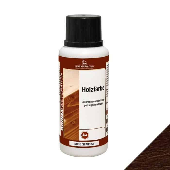Veilige Betaling Colorante Holzfarbe Borma Wachs 3000 per legno grezzo, flacone 250 ml, colore Noce Medio 59