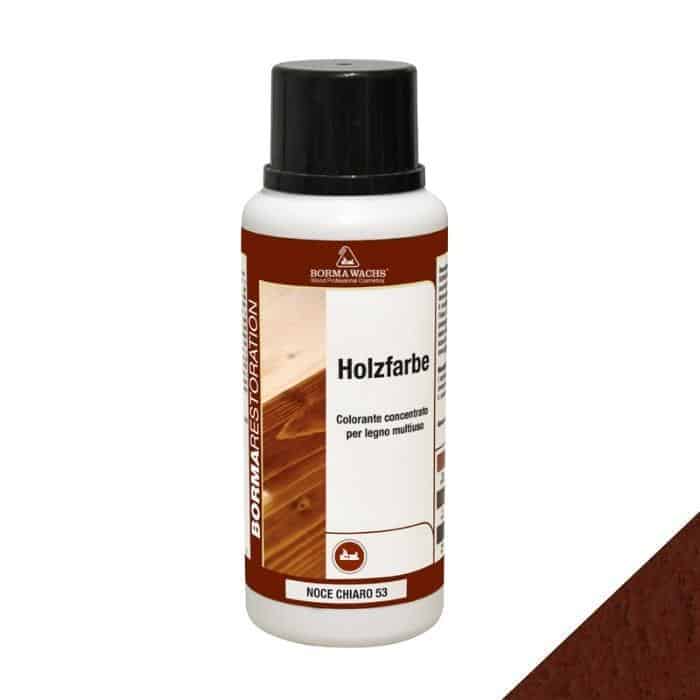 Colorante Holzfarbe Borma Wachs 3000 per legno grezzo, flacone 250 ml, colore Mogano 62 Voordeelprijs