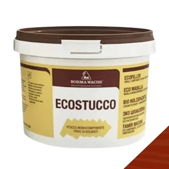 Ecostucco Borma Wachs per legno, ad acqua, barattolo 500 g, colore Ciliegio 30 Rechtstreeks Van De Fabrikant