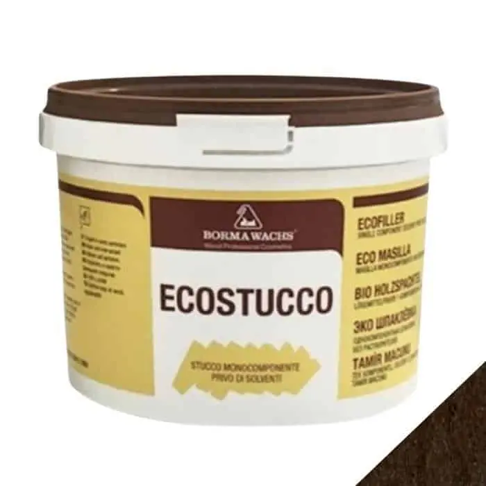 Express Levering Ecostucco Borma Wachs per legno, ad acqua, barattolo 500 g, colore Noce Scuro 63