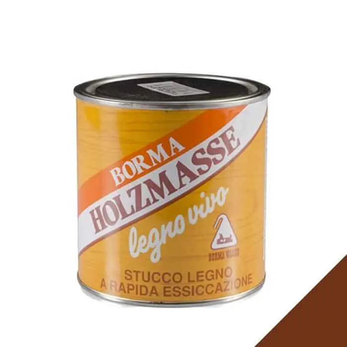 Flitsaanbieding Stucco Holzmasse Borma Wachs 1850 per ristrutturazione legno, rapida essiccazione, lattina 750 ml, colore Noce Chiaro 53
