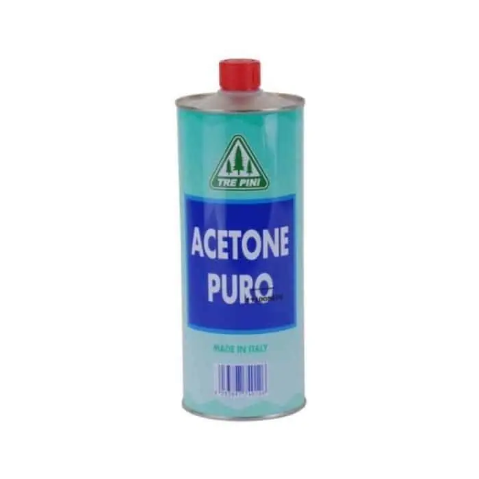 Op = Op Acetone Puro Tre Pini per lavaggio di attrezzature, liquido, flacone 1 L