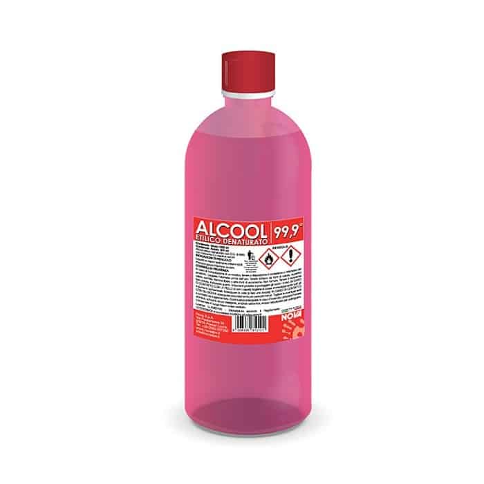 Veilige Betaling Alcool etilico Nova per diluizione gommalacca, denaturato 99,9 gradi, flacone 1 L