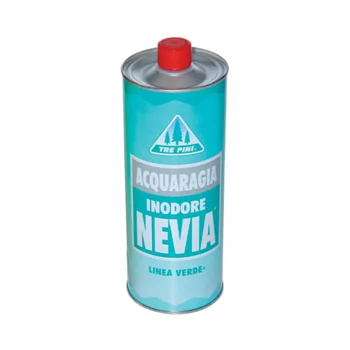 Acquaragia Nevia Tre Pini, per diluizione di smalto sintetico, flacone 1 L, inodore Speciale Aanbieding
