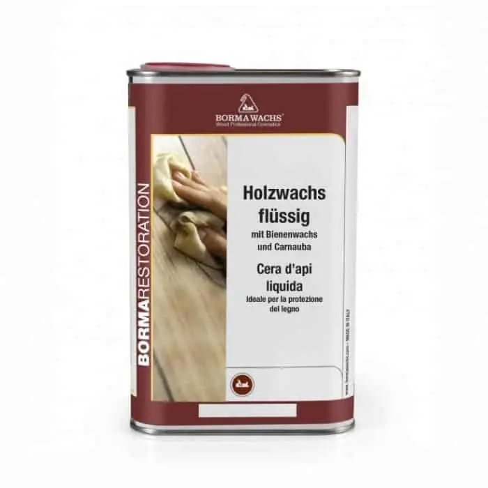 Goedkoop Cera di api Holzawachs Borma Wachs 0210 per legno, liquida, latta 250 ml, finitura Neutro 08