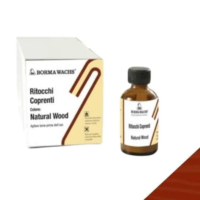 Weekendaanbieding Ritocco semicoprente Borma Wachs 2210 per legno, bottiglietta 30 ml, finitura Ciliegio 30