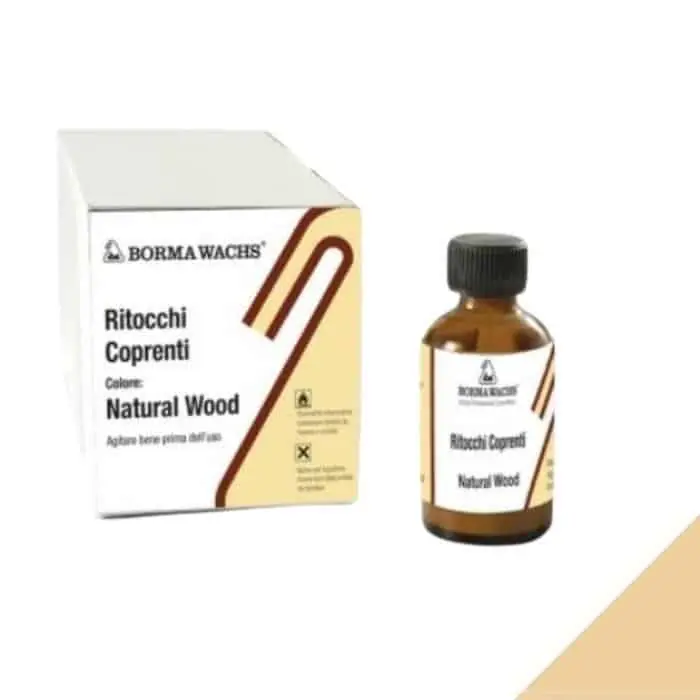 Ritocco semicoprente Borma Wachs 2210 per legno, bottiglietta 30 ml, finitura Pino 05 Hete Deal