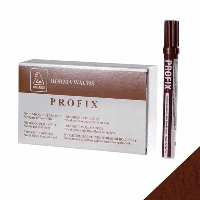 Korting Pennarello Profix Borma Wachs 0800 per ritocco legno, punta a scalpello, colore Mogano 62