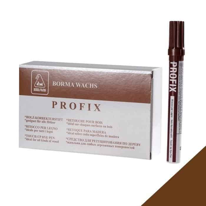 Pennarello Profix Borma Wachs 0800 per ritocco legno, punta a scalpello, colore Rovere Scuro 52 Lage Prijs
