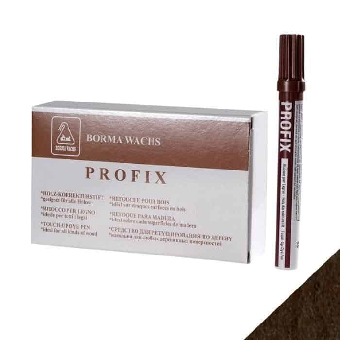 Direct Verzonden Pennarello Profix Borma Wachs 0800 per ritocco legno, punta a scalpello, colore Noce Scuro 63