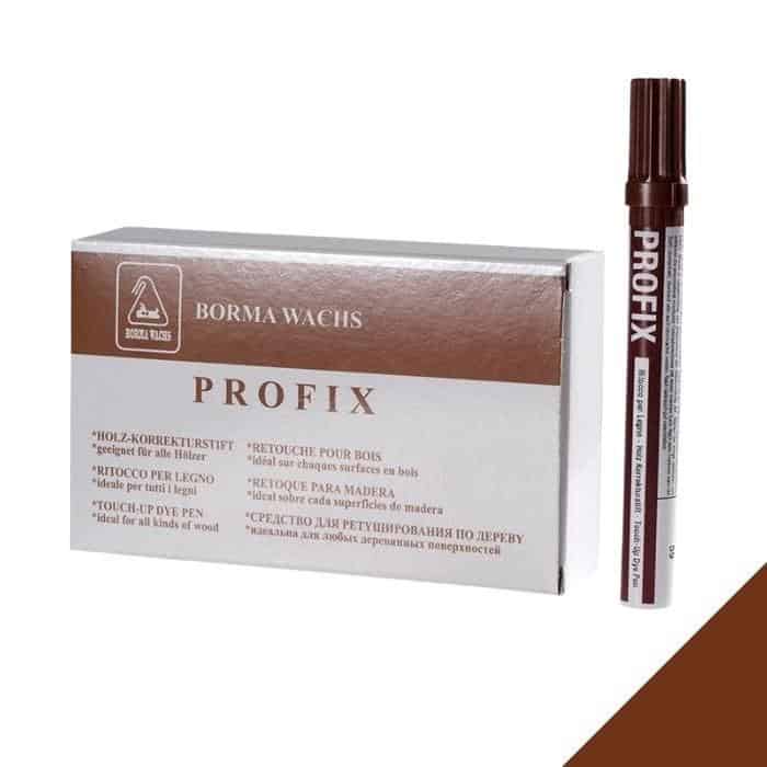 Laatste Versie Pennarello Profix Borma Wachs 0800 per ritocco legno, punta a scalpello, colore Noce Chiaro 53