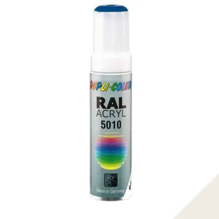 Bestseller Vernice acrilica Ral Acryl Dupli Color per riparazione e verniciatura, stilo 12 ml, colore Bianco 9010