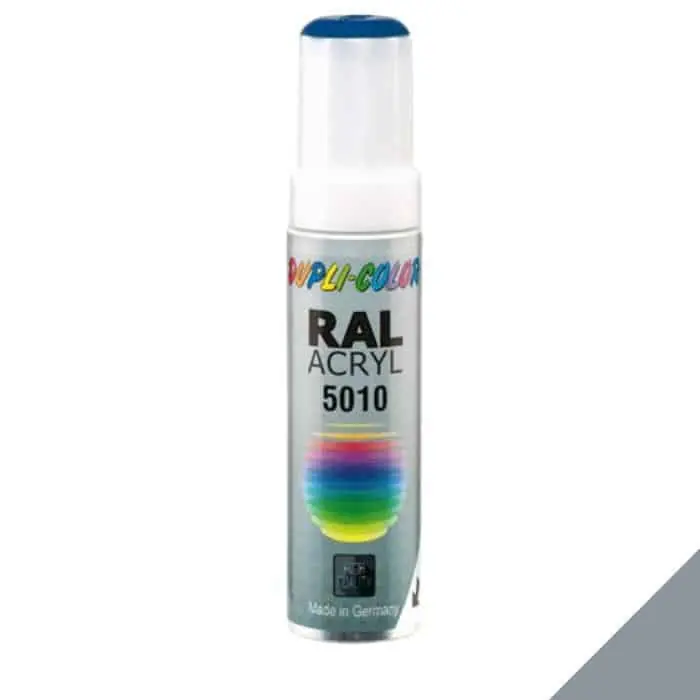 Vernice acrilica Ral Acryl Dupli Color per riparazione e verniciatura, stilo 12 ml, colore Grigio Argento 7001 Seizoensaanbieding