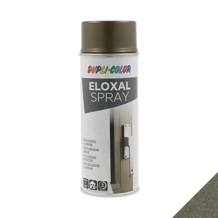 Spray Eloxal Dupli Color per riparazione graffio e danno, bomboletta 400 ml, colore Bronzo Rechtstreeks Van De Fabrikant