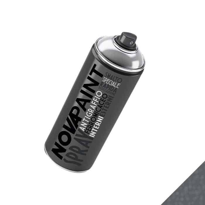 Smalto ferromicaceo Nova per resistenza alla corrosione, a base acrilico, spray 400 ml, colore Grigio Forgia Speciale Aanbieding