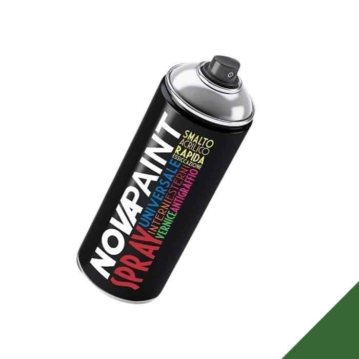 Smalto acrilico Nova universale, spray 400 ml, colore Verde Smeraldo 6001 Betrouwbaar