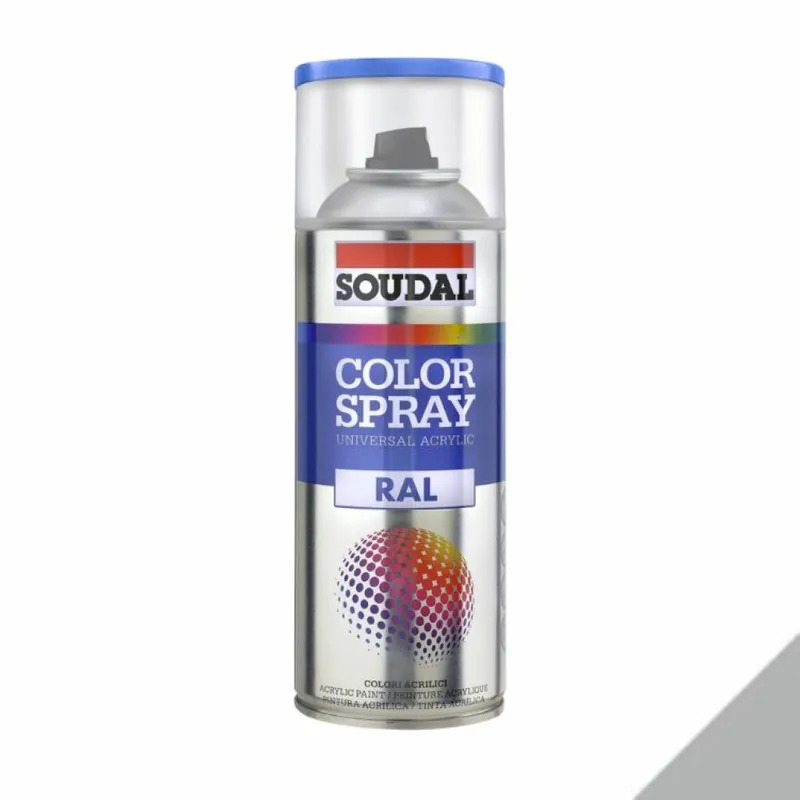 Superprijs Smalto acrilico universale Color Spray RAL Soudal, formato 400 ml, colore Grigio Antiruggine
