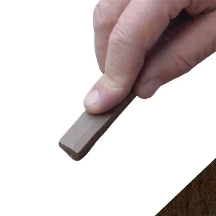 Stucco cera morbido Borma Wachs 1000 per ritocco su legno, stick 30 g, colore Noce Scuro 63 Direct Verzonden