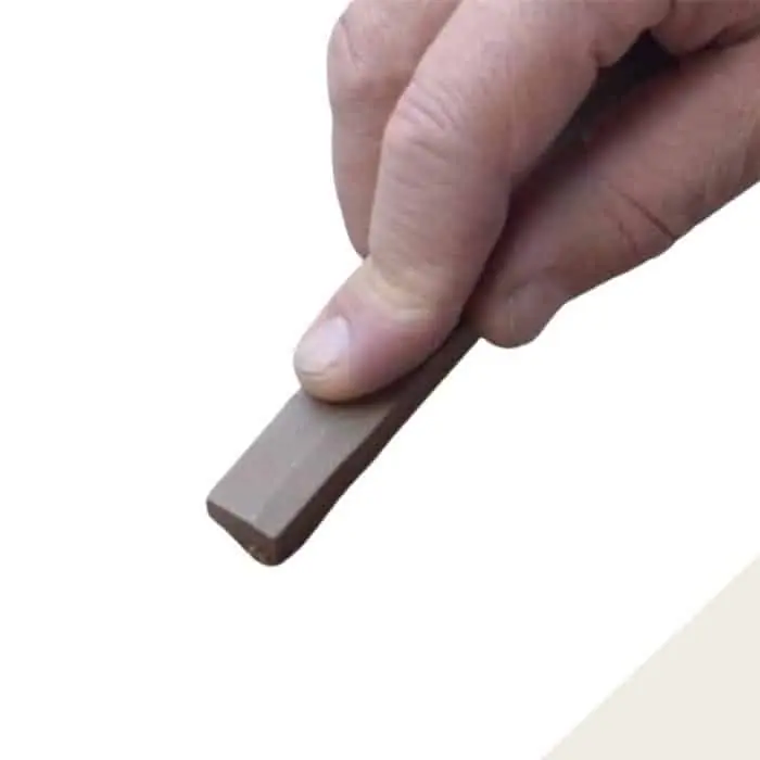 Favoriet Stucco cera morbido Borma Wachs 1000 per ritocco su legno, stick 30 g, colore Bianco 50