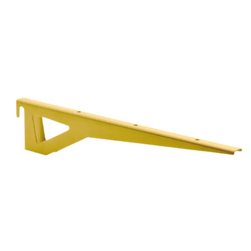 Goedkoop Supporto 628 GB Manzoni per mensola in legno, lunghezza 400 mm, portata 40 Kg, Acciaio finitura Ottonato