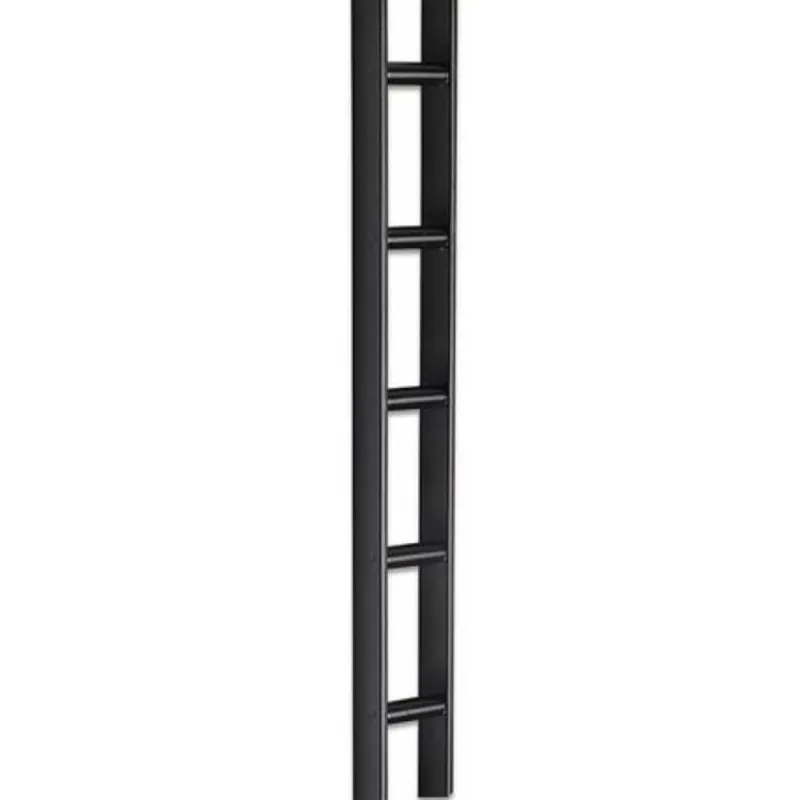 Cremagliera Scala Reale GB Manzoni per pareti modulabili, dimensione 22x14 mm, altezza 2000 mm, Acciaio finitura Nero Verniciato Lage Prijs