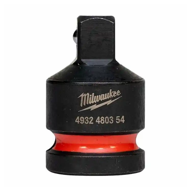 Lage Kosten Adattatore Milwaukee per bussola da 1/2 - 3/8 pollici quadro, lunghezza 38 mm