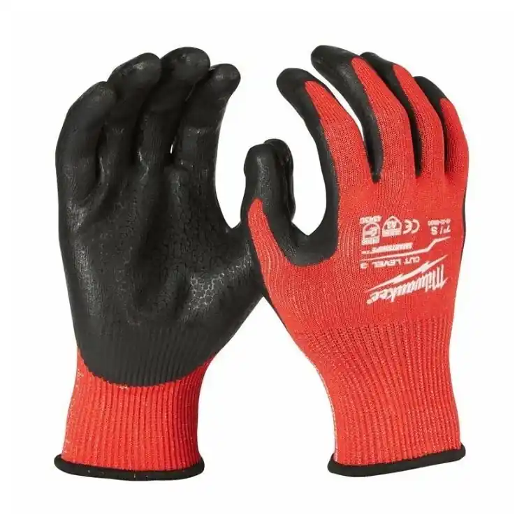 Exclusieve Aanbieding Guanti antitaglio cat. 3 Milwaukee, taglia 7/S, in Nitrile