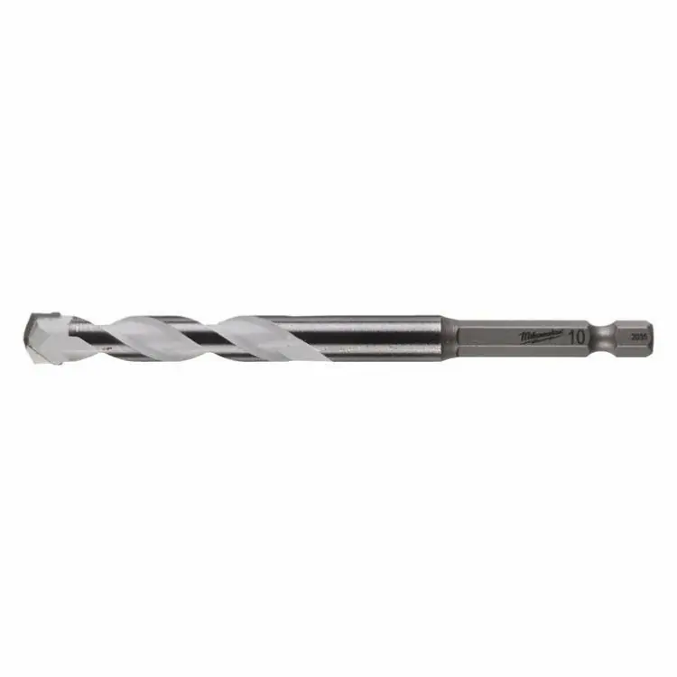 Beperkte Voorraad Punta multimateriale Milwaukee per trapano, diametro 10 mm, lunghezza 120 mm, tagliente al Carburo