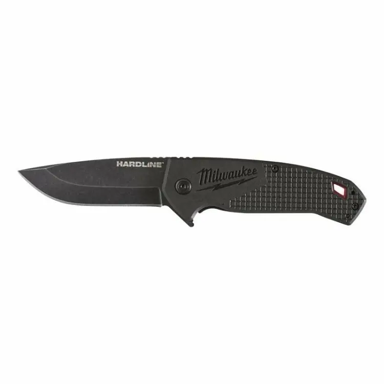 Coltello Sport Milwaukee, con lama Premium D2 extra-resistente, richiudibile, colore Nero Gereduceerde Prijs