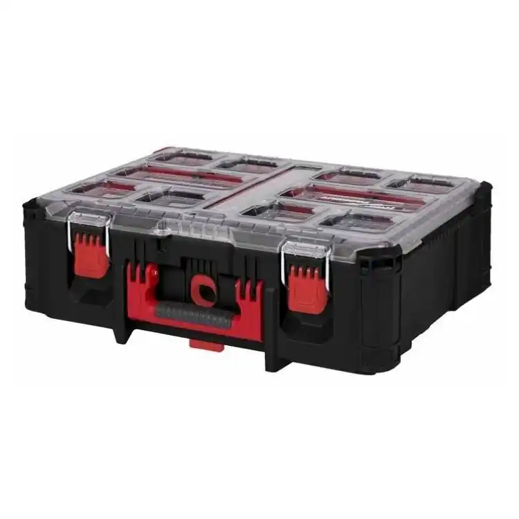 Organiser professionale PACKOUT XL Milwaukee, per attrezzatura voluminosa, portata 22 Kg, dimensioni 507x386x170 mm, Hoge Kwaliteit