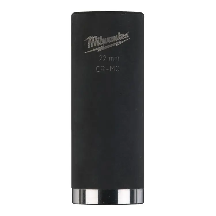 Exclusieve Aanbieding Bussola a macchina lunga Milwaukee, attacco 1/2 pollici quadro, dimensione 22 mm, lunghezza 78 mm, in Lega di Acciaio
