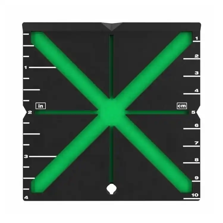 Laatste Versie Mirino HI-VIST Milwaukee per ricevitore laser, ad alta visibilità, design a X