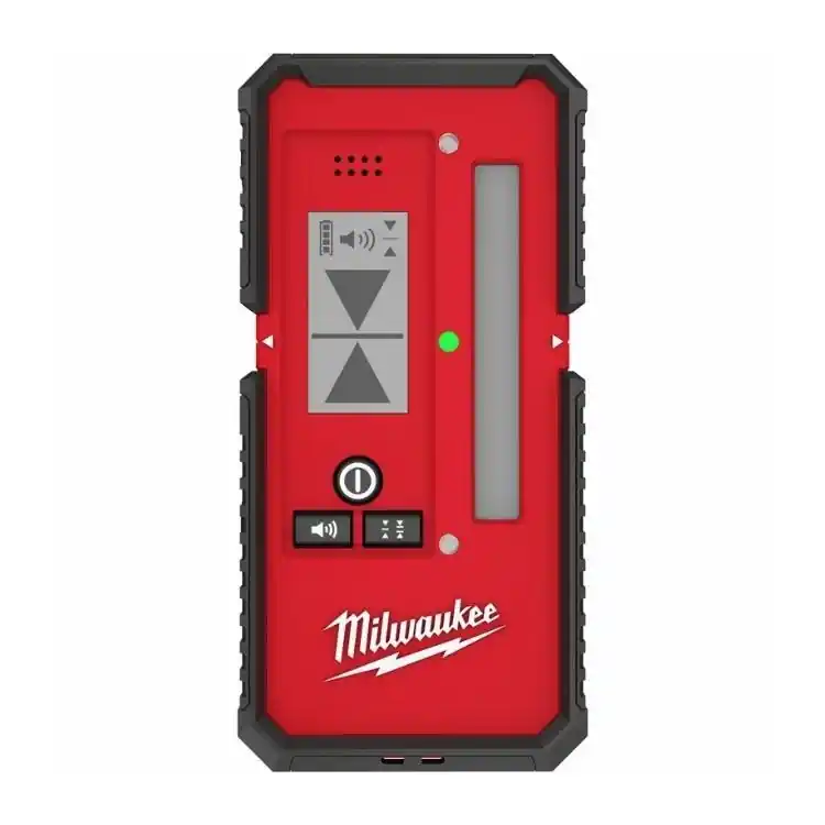 Betaalbaar Ricevitore laser LLD50 Milwaukee, portata 50 mt, raggio Verde, con morsetto