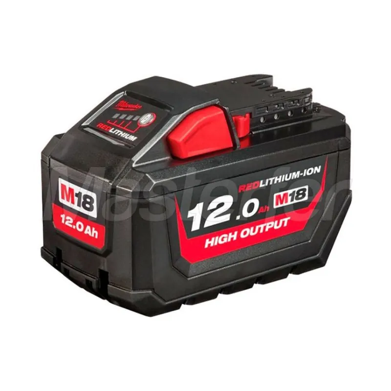 Gereduceerde Prijs Batteria High Output M18 HB12 Milwaukee per utensile, tipologia li-ion, capacità 12 Ah, materiale Metallo