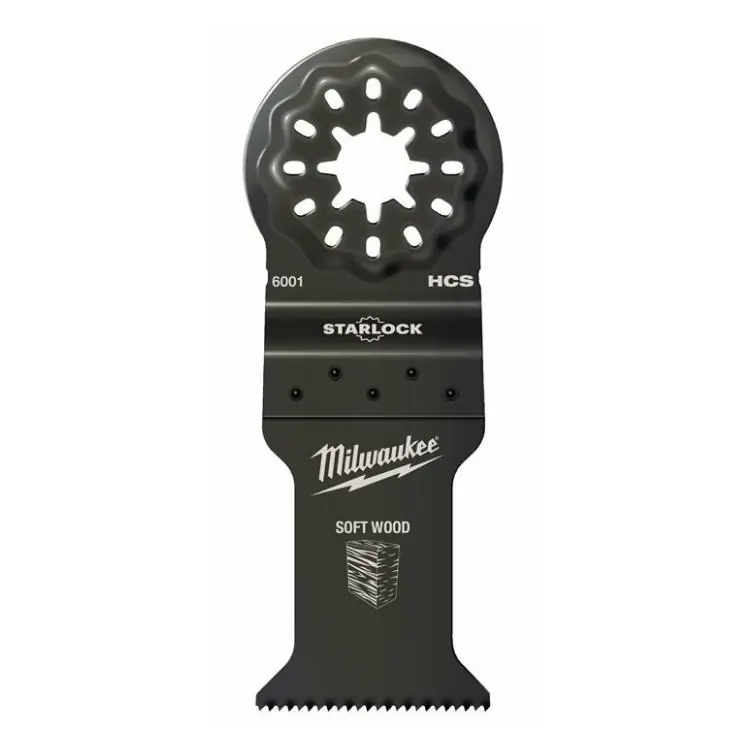 Weekendaanbieding Lama Wood Milwaukee per utensile multifunzione, per legno tenero, taglio dal pieno, dimensioni 35x42 mm